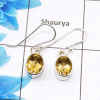 Amazing Citrine Cut Earring S - SPE758-Newly Arrival Oval Shape 925 Sterling Silver Factory Handmade Earrings